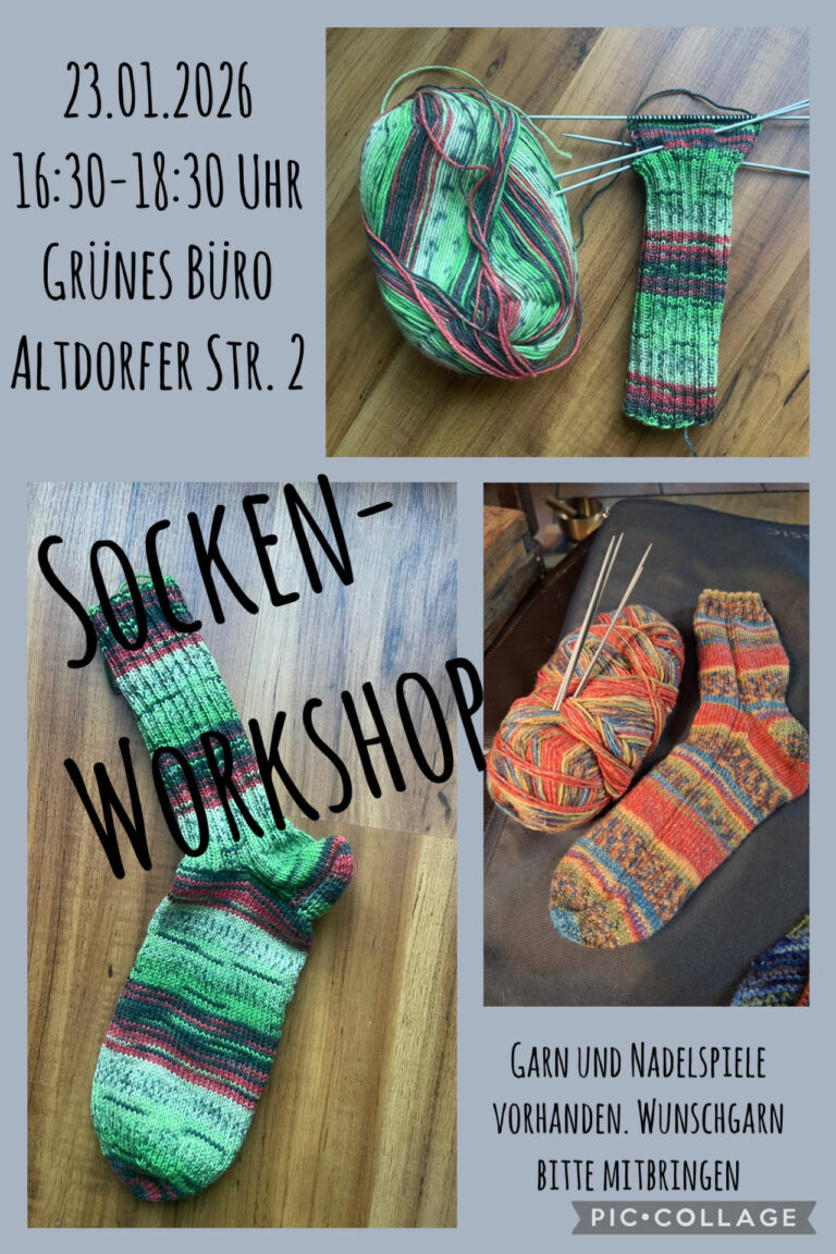 Workshop Socken selber stricken