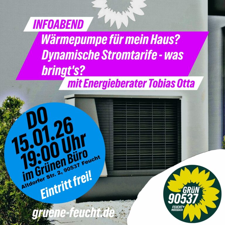 Infoabend Wärmepumpe und dynamische Stromtarife