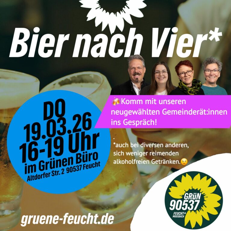 Bier nach vier am 19.03.2026