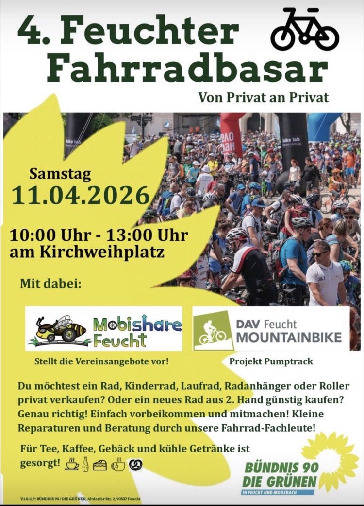 11.04.2026 Fahrradbasar auf dem Kirchweihplatz